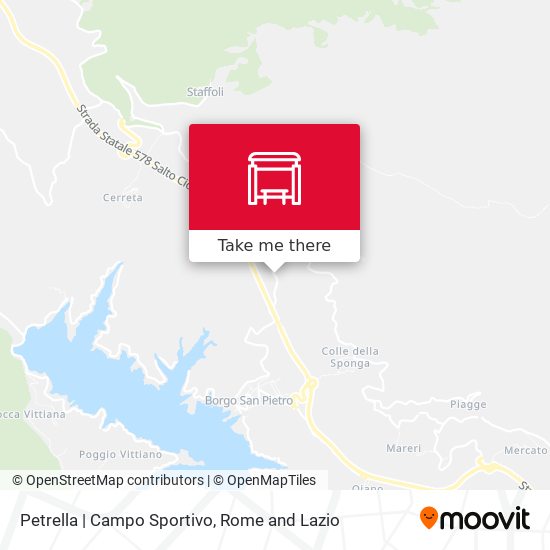 Petrella | Campo Sportivo map