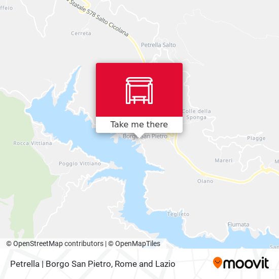Petrella | Borgo San Pietro map