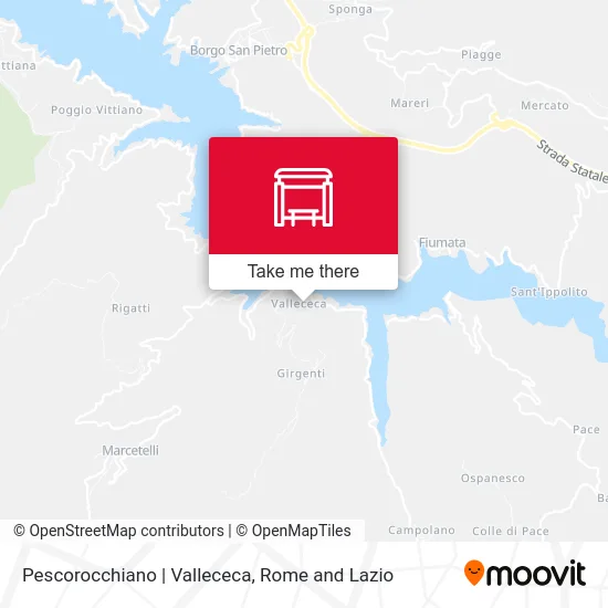 Pescorocchiano | Vallececa map