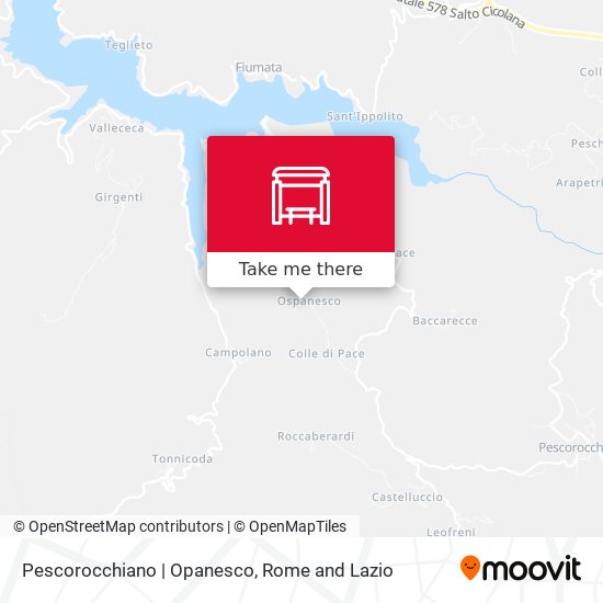 Pescorocchiano | Opanesco map