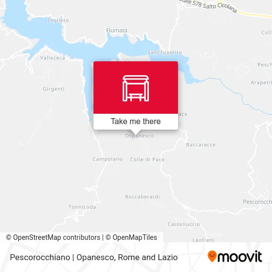 Pescorocchiano | Opanesco map