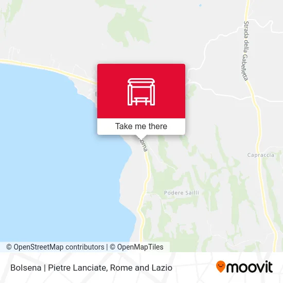 Bolsena | Thrown Stones map