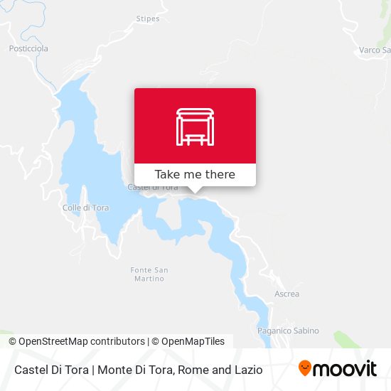 Castel Di Tora | Monte Di Tora map