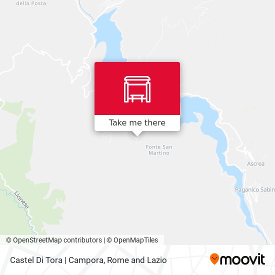 Castel Di Tora | Campora map