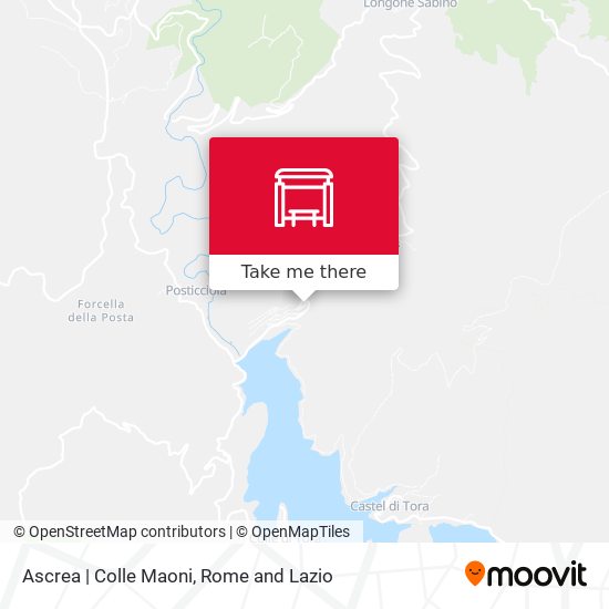 Ascrea | Colle Maoni map