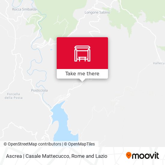 Ascrea | Casale Mattecucco map