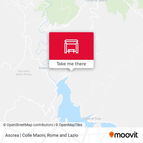 Ascrea | Colle Maoni map