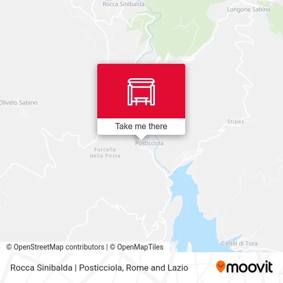 Rocca Sinibalda | Posticciola map
