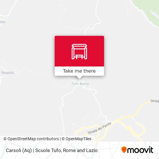 Carsoli (Aq) | Scuole Tufo map