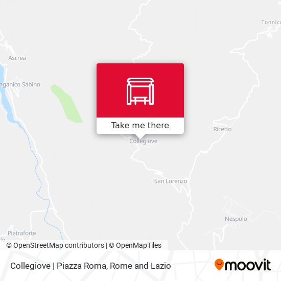 Collegiove | Piazza Roma map