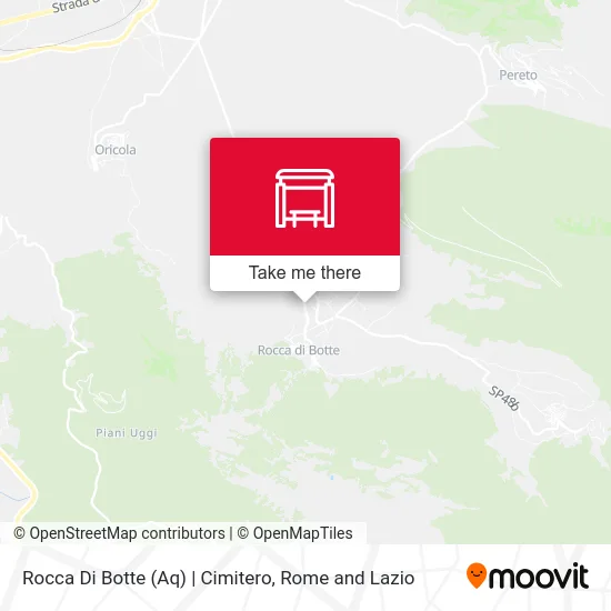 Rocca Di Botte Cemetery map