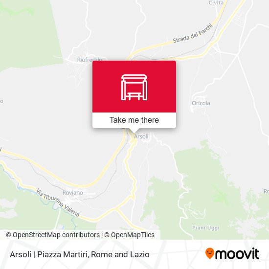 Arsoli | Piazza Martiri map