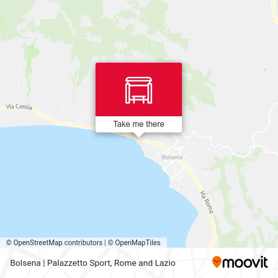 Bolsena | Sports Palace map