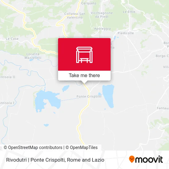 Rivodutri | Ponte Crispolti map