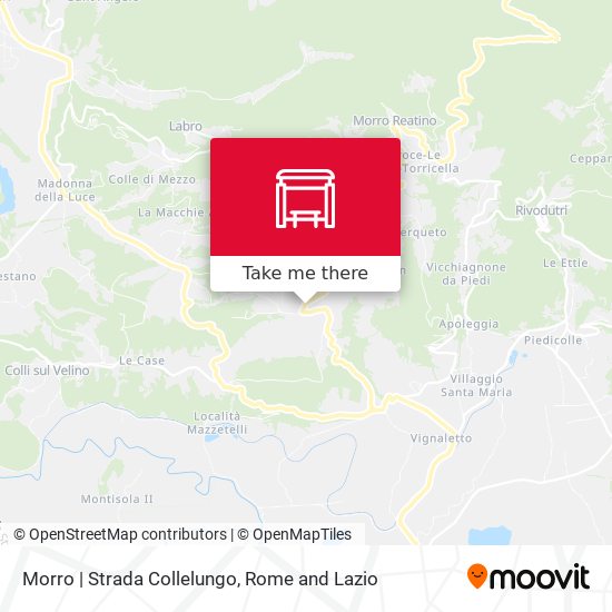 Morro | Strada Collelungo map