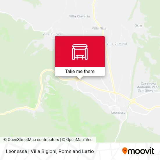 Leonessa | Villa Bigioni map
