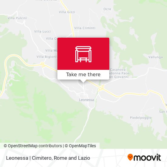 Leonessa | Cimitero map