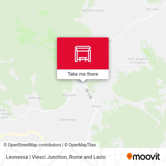Leonessa | Viesci Junction map