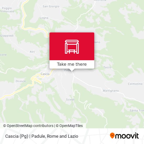 Cascia (Pg) | Padule map