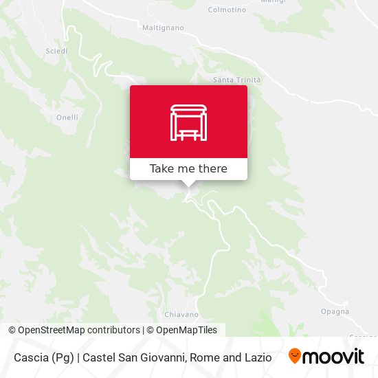 Cascia (Pg) | Castel San Giovanni map