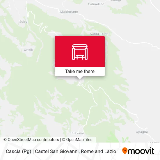 Cascia (Pg) | Castel San Giovanni map