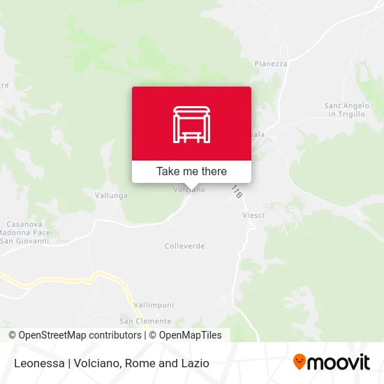 Leonessa | Volciano map