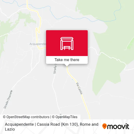 Acquapendente | Cassia Road (Km 130) map