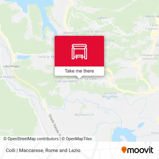 Colli | Maccarese map