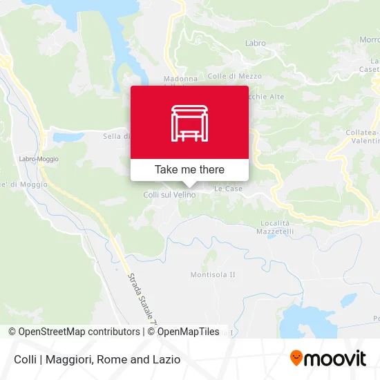 Colli | Maggiori map