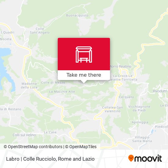 Labro | Colle Rucciolo map