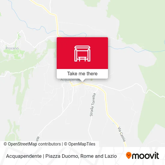 Cathedral Square - Acquapendente map