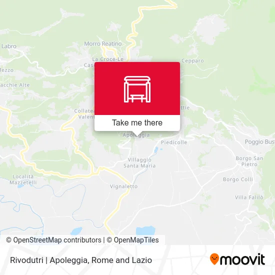 Rivodutri | Apoleggia map