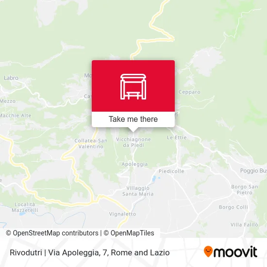 Rivodutri | Via Apoleggia, 7 map