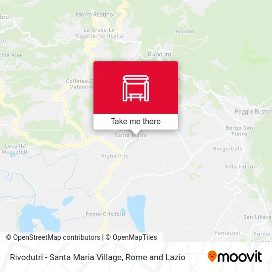 Rivodutri - Santa Maria Village map