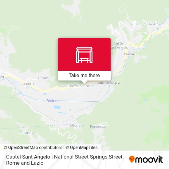 Castel Sant Angelo | National Street Springs Street map