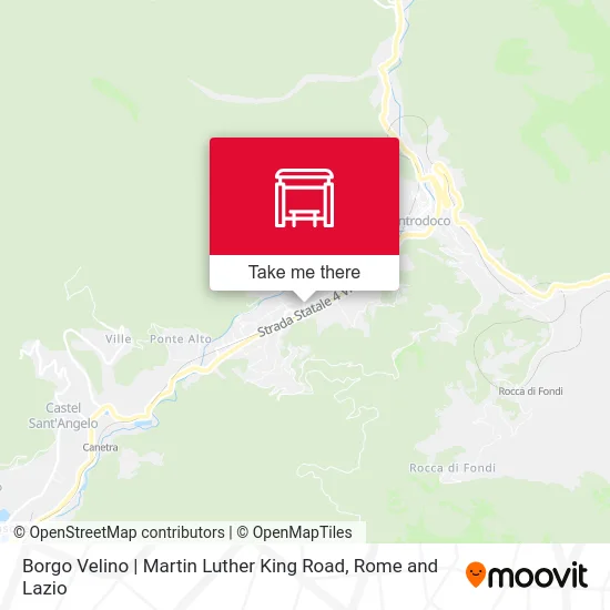 Borgo Velino | Martin Luther King Road map