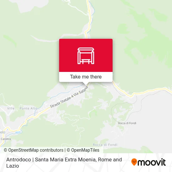 Antrodoco | Santa Maria Extra Moenia map