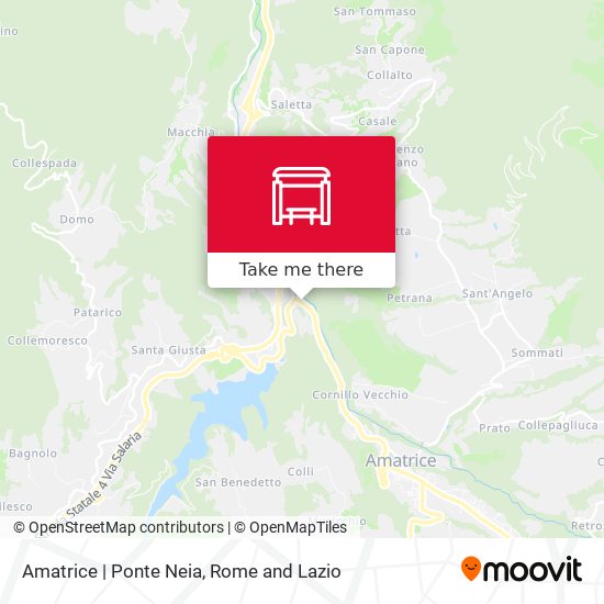 Amatrice | Ponte Neia map
