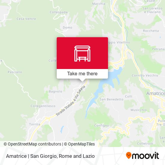 Amatrice | San Giorgio map