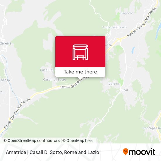 Amatrice | Casali Di Sotto map