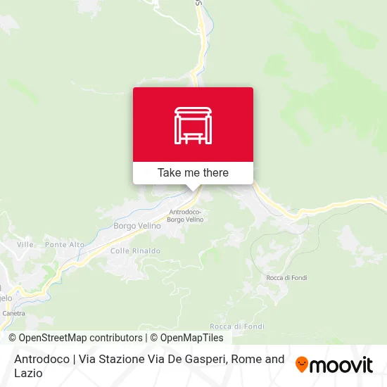 Antrodoco | Via Stazione Via De Gasperi map