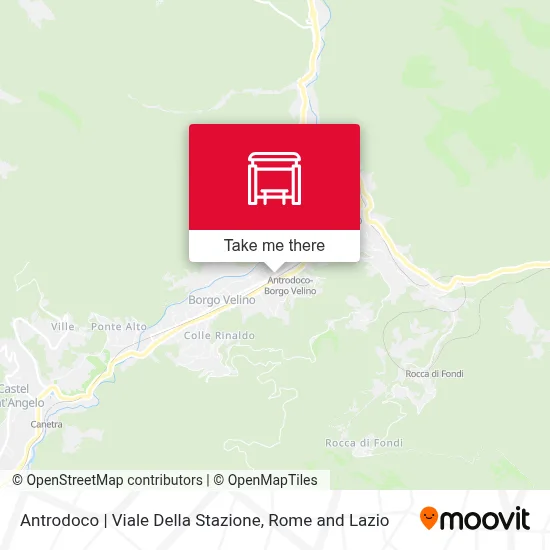 Antrodoco | Viale Della Stazione map