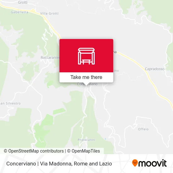 Concerviano | Madonna Street map