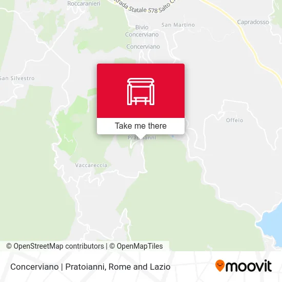 Concerviano | Pratoianni map