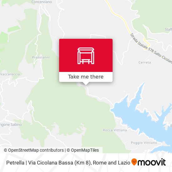 Petrella | Via Cicolana Bassa (Km 8) map