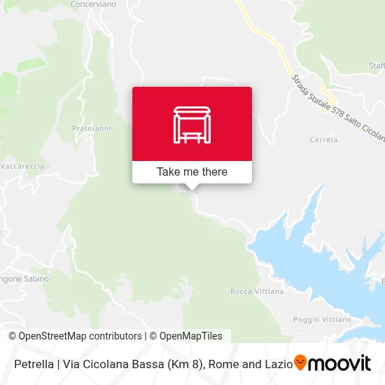 Petrella | Via Cicolana Bassa (Km 8) map