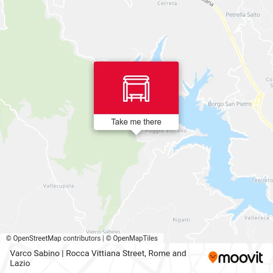 Varco Sabino | Rocca Vittiana Street map