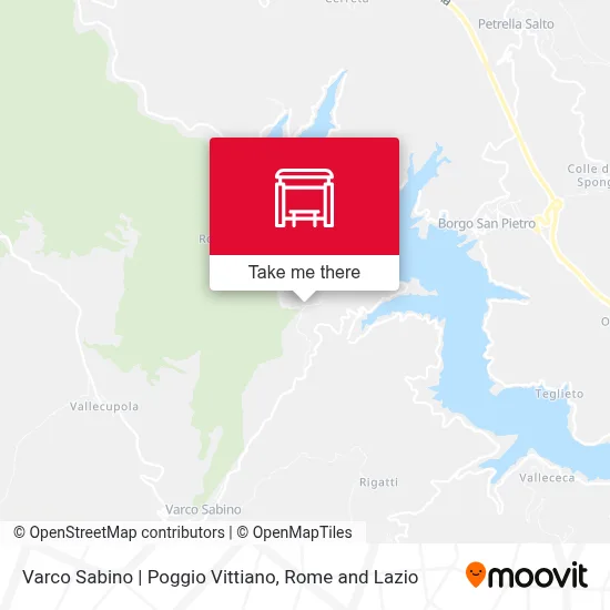 Varco Sabino | Poggio Vittiano map