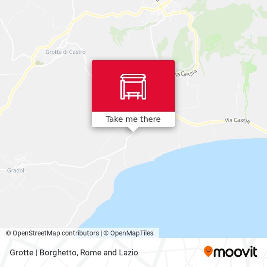 Grotte | Borghetto map
