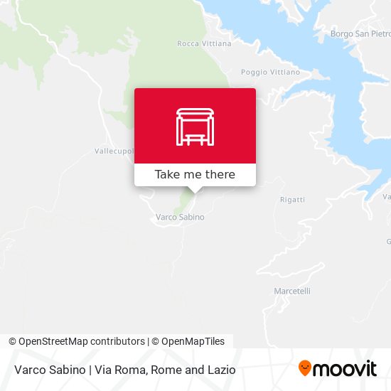 Varco Sabino | Via Roma map